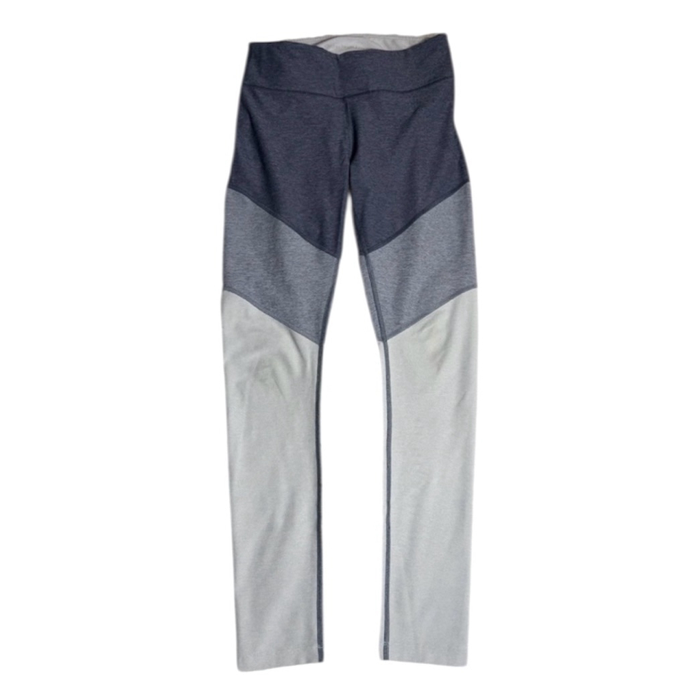 Outdoor Voices Springs 7/8 Legging Grey/Blue color block Womens Size Small
